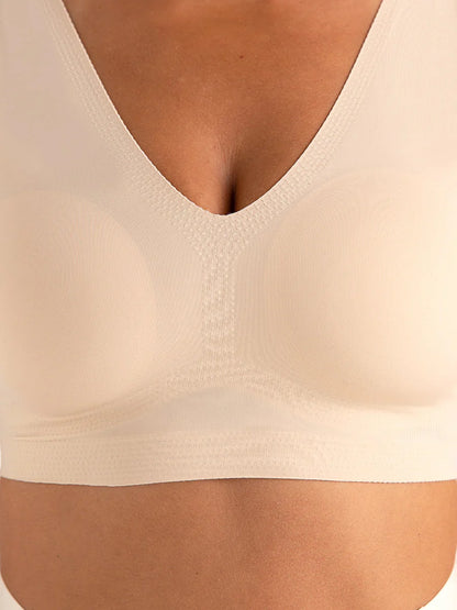 Sujetador Bralette Comfort con Escote en V Aurohra®